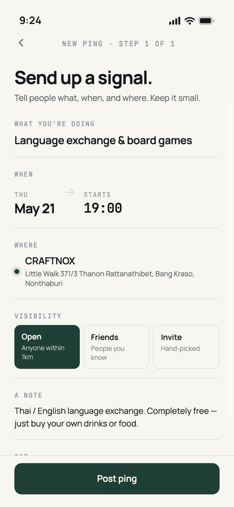 Raft: pubblicare un ping in una ventina di secondi
